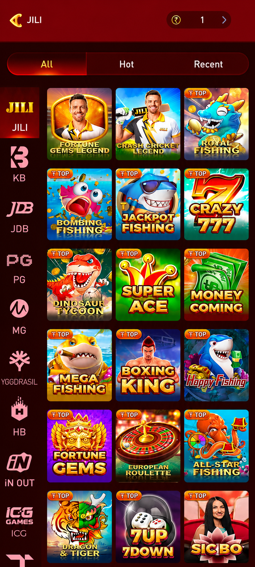 Wininr Game Login